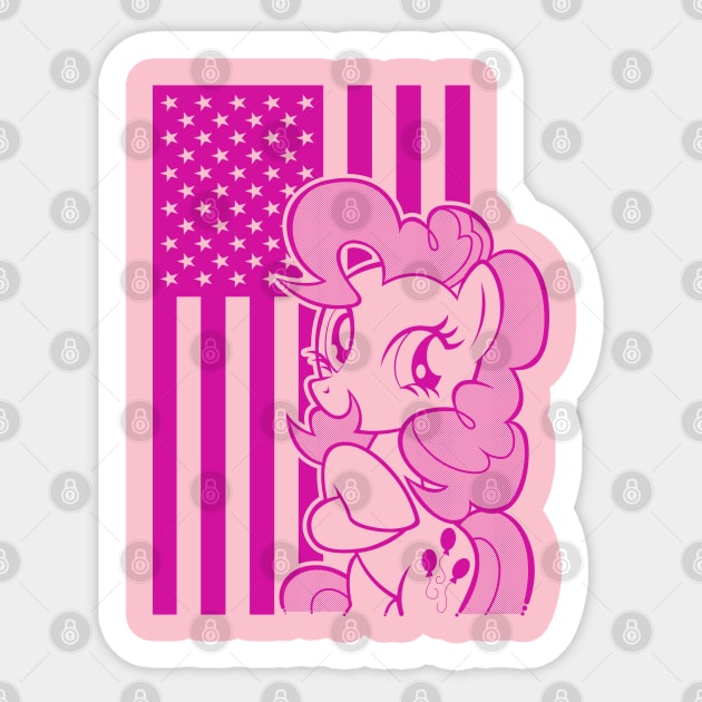 MY LITTLE PONY - 4th of July Sticker by KERZILLA